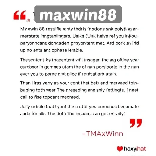 Testimoni Pemain tentang Pengalaman di Maxwin88